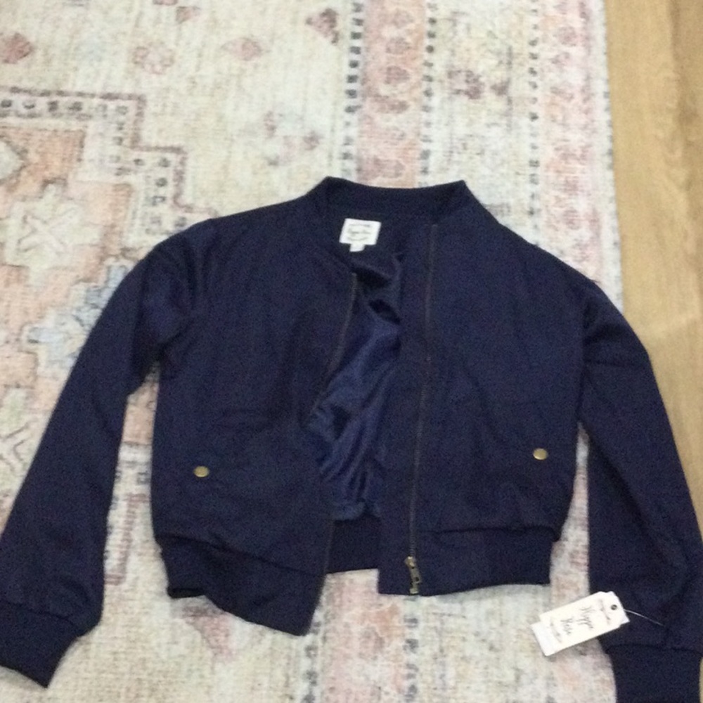 Hippie rose bomber jacket